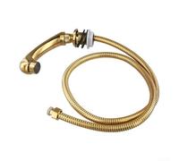 Cabezal de ducha para champú con manguera larga, ABS de calidad y construcción de aleación, mango cómodo y flujo de agua suave, fácil instalación