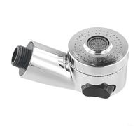 Cabezal de ducha para silla de cama con champú para interruptor lateral, modos de pulverización dual, acero inoxidable y plástico de ingeniería, interfaz G1/2 (1 unidad)