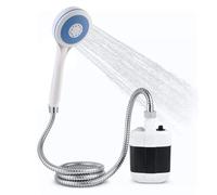 Cabezal de ducha portátil para exteriores, bomba de ducha eléctrica recargable de 2200 mAh, kit de ducha para exteriores de 4 a 5 l/min para lavado de coches, riego de jardines,