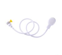 Cabezal de ducha portátil para grifos de bañera, manguera de aseo de mascotas de mano, con conector de clip, boquilla Dn15, manguera de goma ajustable, o 2,2 metros, kit de instalación (2,2 m)