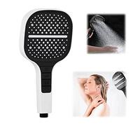 Cabezal de ducha presurizado de panel de gran tamaño de 8 velocidades, cabezales de ducha con combo de pulverización manual, cabezal de ducha de alta presión con cuentas de filtro con 8 modos de