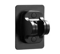 Cabezal de ducha supercargado con filtro, ajuste de cuatro velocidades con sello de agua, accesorios de baño de ducha multifuncionales for el hogar, 1 ud.(Black Holder)