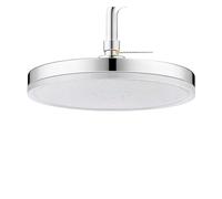 Cabezal De Ducha Tipo Cascada Con 6 Modos, Lluvia De Alta Presión, Lluvia Superior, Baño, Rotación De 360°, Rociador Grande(Silver)