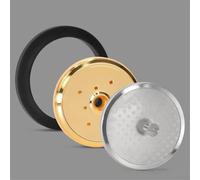 Cabezal de Duchas para acero Inoxidable para Nuova para appia(A) | Malla de 100 , filtrado superior, extracción rica, para sabor intenso, compatible para appia Life