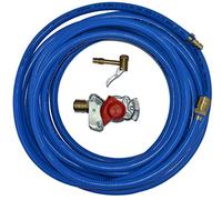 Cabezal de embrague rojo con manguera de aire comprimido 10 m/20 m o 30 m, conexión de taller para camiones (manguera de 10 m)