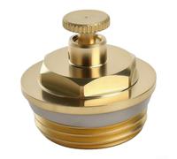 Cabezal de escape de radiador de latón Tapa de ventilación de aire de 1 | Latón de alta resistencia, resistente al desgaste, deformación para prueba, tamaño de 2,5 cm, uso de calefacción por suelo