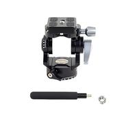 Cabezal de fluido profesional con amortiguación hidrostática para una rotación suave de 360 grados e inclinación en la grabación de vídeo