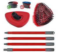 Cabezal de Fregona de Recambio Compatible con Vileda Turbo Spin Mop EasyWring 2-en-1, Cubierta Triangular Giratoria para Cabezal de Fregona, Recambio para Accesorios de Fregona de Escurrido