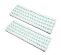 Cabezal de fregona de repuesto para Leifheit, paquete de 2 almohadillas planas de microfibra de 42 cm con alta absorción de agua y suciedad, fácil de reemplazar, adecuado para limpieza del hogar