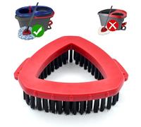 Cabezal de fregona de repuesto para O Cedar RinseClean 2 Tank System Spin Mop Head Base, cabezal de cepillo para fregona Ocedar, cabezal de cepillo de cerdas duras, no para 1 tanque