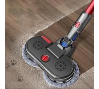 Cabezal de fregona eléctrico húmedo y seco para aspiradora Dyson V7, V8, V10, V11, herramienta multifuncional de limpieza de suelos con almohadillas reutilizables
