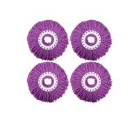 Cabezal De Fregona Giratorio De 360 °, Microfibras, Cabezal De Fregado Redondo, Trapeador Giratorio, Paño De Trapo(4pcs)