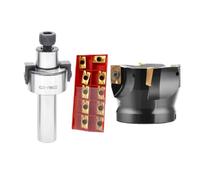 cabezal de fresado 1 Juego de insertos de carburo MT2 FMB22 APMT1604 BAP400R 50mm cabezal de herramienta de corte de molino de cara
