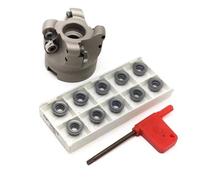 Cabezal de fresado EMRW 6R63 6R50 6R80 RPMT1204 RDMT1204 RDKW1204 RCGT1204 Inserto redondo FMB Mango herramienta Herramientas C12/16/20(63mm and CY250)