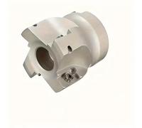 Cabezal de fresado frontal BAP400R de 40 mm, 50 mm, 63 mm, 80 mm y 100 mm, 3/4/6/7 dientes, fresa de extremo frontal plana, 10 insertos de carburo APMT1604PDER(A,BAP 400R 63-22-4T)