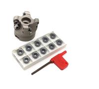 Cabezal de fresado frontal EMRW 6R 50 mm, 63 y 80 RPMT RDKW RCGT 1204, insertos para herramientas para acero templado, duro, hierro fundido(63mm and CY250)