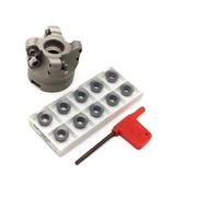 Cabezal de fresado frontal EMRW 6R 50 mm, 63 y 80 RPMT RDKW RCGT 1204, insertos para herramientas para acero templado, duro, hierro fundido(80mm and CY250)