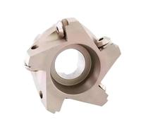 Cabezal de fresado TP Cabezal de corte de hombro en ángulo recto TP16 22 Cabezal de fresado CNC con cuchilla triangular 50 63 80 100 125(TP22-80-27-4T)