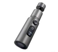 Cabezal de grifo giratorio de 360 grados con accesorio de rociador de cocina de tres modos, extensor de aireador de grifo ajustable en plata, negro o gris para la mayoría de fregaderos estándar (gris)