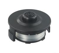 Cabezal de hilo de repuesto para Tap&Go 195858-1 196146-9, bobina de hilo de nailon de 1,6 mm x 27 pies con guía de empuje, para desbrozadora DUR181Z DUR141 DUR180 BUR181 (1 unidad)