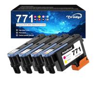 Cabezal de impresión 771 para HP 771 CE017A CE018A CE019A CE020A compatible con HP Designjet z6200 z6600 z6800 26100 (magenta claro, cian claro, amarillo, magenta, negro mate, rojo cromático)