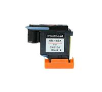 Cabezal de impresión Compatible con HP 11 70 100 110 500 510 500PS C4810A C4811A C4812A C4813A, Cabezal de impresión de Repuesto Designjet(1PC - Black)