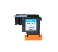 Cabezal de impresión Compatible con HP 11 70 100 110 500 510 500PS C4810A C4811A C4812A C4813A, Cabezal de impresión de Repuesto Designjet(1PC - Cyan)