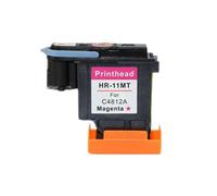 Cabezal de impresión, Compatible con HP, C4810A C4811A C4812A | C4813A, Designjet 70 100 110 500 510 500PS, negro cian amarillo magenta, con chip(1PC - Magenta)