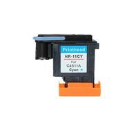Cabezal de impresión, Compatible con HP, C4810A C4811A C4812A | C4813A, Designjet 70 100 110 500 510 500PS, negro cian amarillo magenta, con chip(1PC - Cyan)