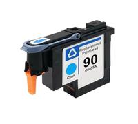 Cabezal de Impresión Compatible con HP DesignJet 4000 4000ps 4020 4500 4520 para 90 C5054A C5055A C5056A C5057A(Cyan)