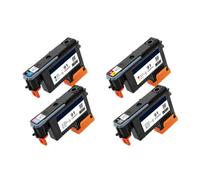 Cabezal de impresión Compatible con Suministros de Impresora Designjet Z6100 Z6100ps 91 C9460A C9461A C9462A C9463A(1Set - 4 Pieces)