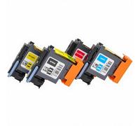 Cabezal de impresión compatible HP11 C4810A C4811A C4812A C4813A para impresora HP Designjet serie 500 y 500 Plus por Getu Office, paquete de 4 (BK+C+M+Y)