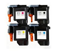 Cabezal de impresión de látex 11 C4810A C4811A C4812A C4813A Accesorios for impresora, compatible con HP 500 800 510 100 110 111 120 1000 1100 1200(One Set)