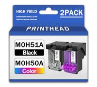 Cabezal de impresión MOH51A MOH50A Negro, Cian, Magenta y Amarillo, Compatible con impresoras HP Ink Tank de Las Series 310 311 318 319 410 411 418 419 118, con Chip Inteligente,4 Color-1 Set