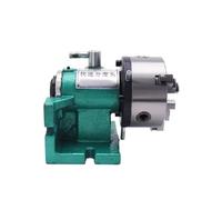 Cabezal de indexación de fresado Simple y rápido de 5 Pulgadas, perforación Universal, Mesa de Mandril de indexación Vertical y Horizontal, KF-125(5-Inch with Chuck)