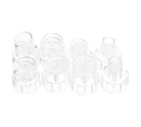 Cabezal de Limpieza 8 Piezas para Máquina Facial de Oxígeno y Agua | Puntas de Plástico Bpa, Interfaz Interior 1,65cm, Uso en Spa y Viaje, para Esteticistas y Técnicos