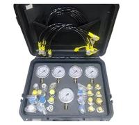 Cabezal de manómetro sísmico Kit de manómetros hidráulicos for maquinaria construcción, piezas excavadoras, herramientas diagnóstico, juego 4(Komatsu)