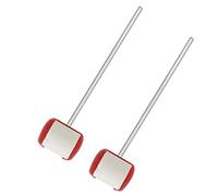 Cabezal de Maza para Pedal de Bombo 2 Piezas para Batería | Metal, Abs y Fieltro, Repuesto para Piezas Rotas, Práctico y Fácil de Operar en Accesorios de Percusión