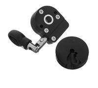 Cabezal de Mecanismo Enrollable para Toldo 1:5, Carcasa de Aluminio Negro | Funcionamiento Silencioso, Salida Estable y Resistencia Climática, para Balcones Residenciales y Entornos Exteriores