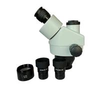 Cabezal de Microscopio Trinocular Focal simultáneo, Zoom continuo 3,5x-45X, lente Barlow auxiliar 0,5x, estéreo inspección óptica Repuestos para microscopios de laboratorio