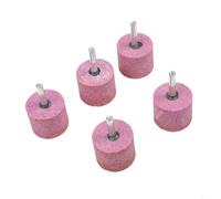 Cabezal de molienda, 5 piezas de cilindro de piedra montado abrasivo de vástago de 6 mm para herramienta rotativa, broca de pulido para herramientas eléctricas Dremel Die Grinder (6 x 35)