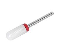 Cabezal de Molienda de Cerámica de Forma Redonda Cilíndrica Accesorios de la Máquina de Molienda Eléctrica para Pulir las Uñas (Fina Molilla F Red Box)