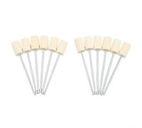 Cabezal de molienda de lana de 65 mm de largo con vástago de 3 mm de diámetro diseñado para fijación a herramientas giratorias para trabajos de acabado fino (3 x 5)