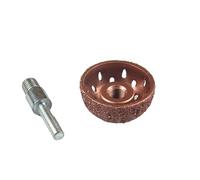 Cabezal de molienda de neumáticos y rueda de pulido de 4255 mm, material de aleación con rosca de 9 mm para uso con herramientas de molienda neumática de alta velocidad (42 mm)