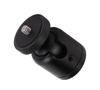 Cabezal de Montaje de Trípode Cabezal de Bola de Metal, Adaptador de Montaje de Cámara Tornillo de 1/4 de Pulgada con Parte Superior Giratoria de 360 Grados con Almohadilla de