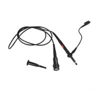 Cabezal de osciloscopio P2060 60 MHz conmutable X1/X10, conector BNC | Con pinza de cocodrilo y kit de accesorios, para osciloscopios digitales, longitud del cable de 110 cm
