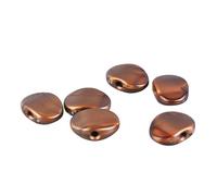 Cabezal de Perilla de de Cuerda de Guitarra 6 Botones de Cuerda de Guitarra Popular Reduce la Fatiga de la Mano Anti-caída Universal Estable y Ligero (Marrón)