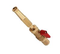 Cabezal de pistola de agua, conector de tubería de agua for jardín, grifo doméstico, interruptor de lavado de automóviles, boquilla de alta presión de cobre, cabezal de pistola de agua(25mm)