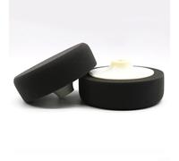 Cabezal de pulido compuesto de 150 mm, rueda de pulido de espuma para cubo de coche, herramienta de detalle de redondez negra de rosca de 14 mm para corrección de pintura automática y restaurar el