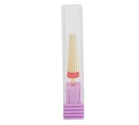 Cabezal de Pulido de Uñas, Broca de Manicura de Acero de Tungsteno Multifuncional Ultralarga para Salón de Belleza (132#-F)